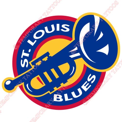 St.Louis Blues Customize Temporary Tattoos Stickers NO.329